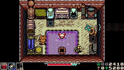 A cozy island interior where Mina meets allies