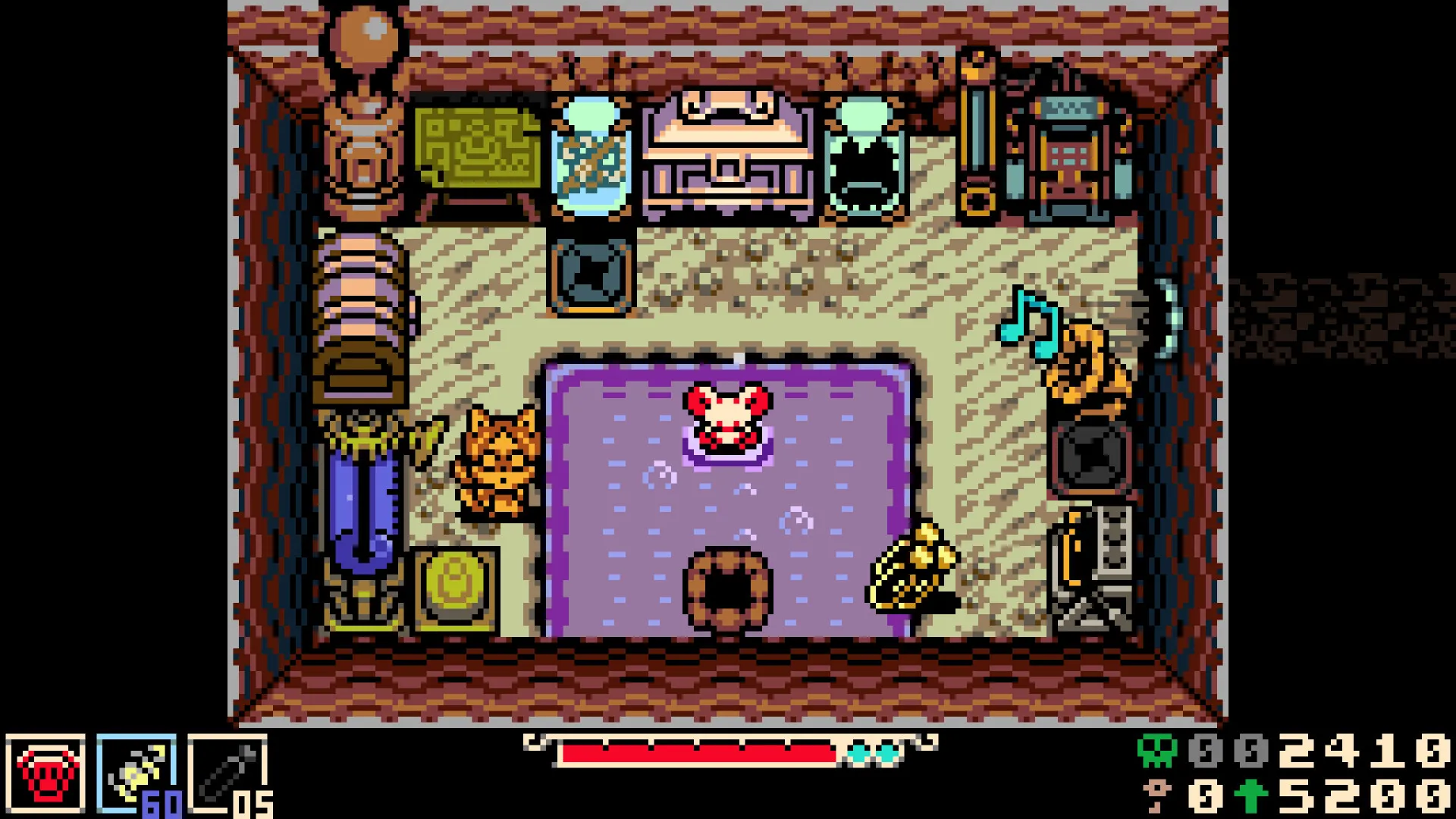 A cozy island interior where Mina meets allies