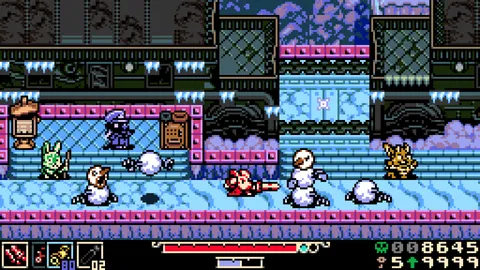 The icy, haunted Frozen Trainyard