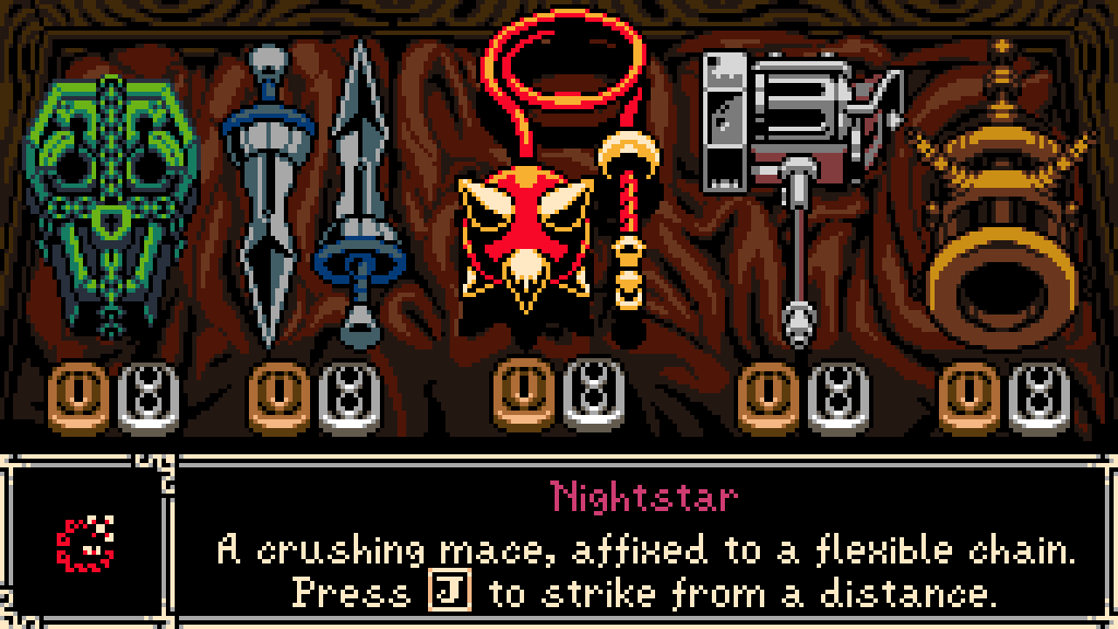 Choosing a starting weapon
