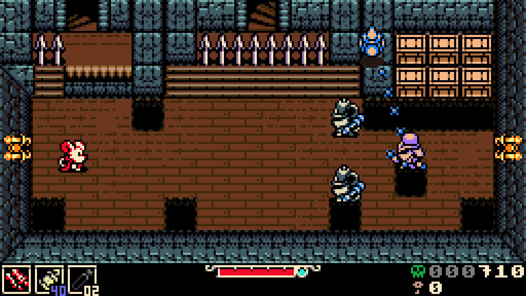 Whisper and Vesper, paired blades, in action